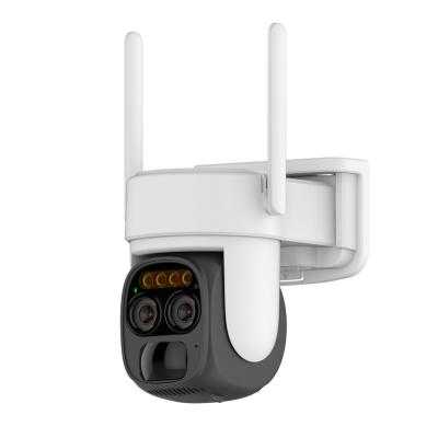 4G/WIFI Dual-lens outdoor IP bullet+ PTZ Camera